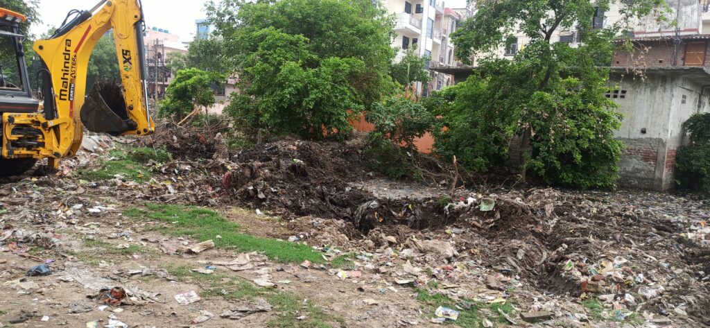 Site Preparation at Pratap Vihar