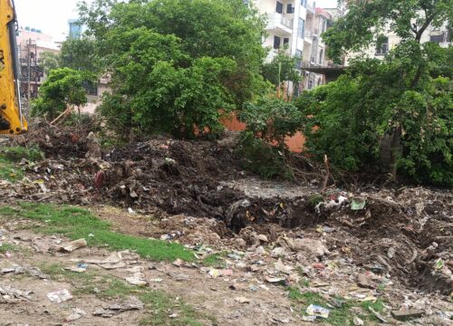 Site Preparation at Pratap Vihar